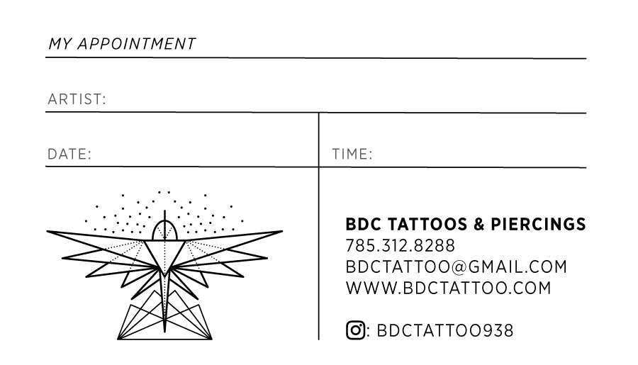 BDC business card front